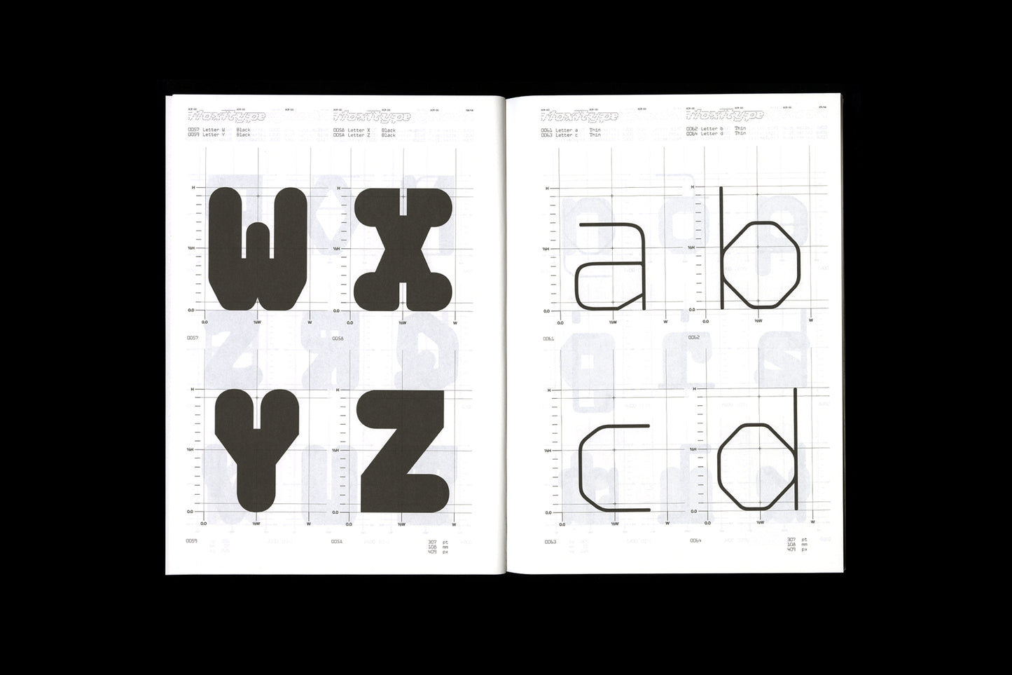 OCR-X Type Specimen (includes Font License)