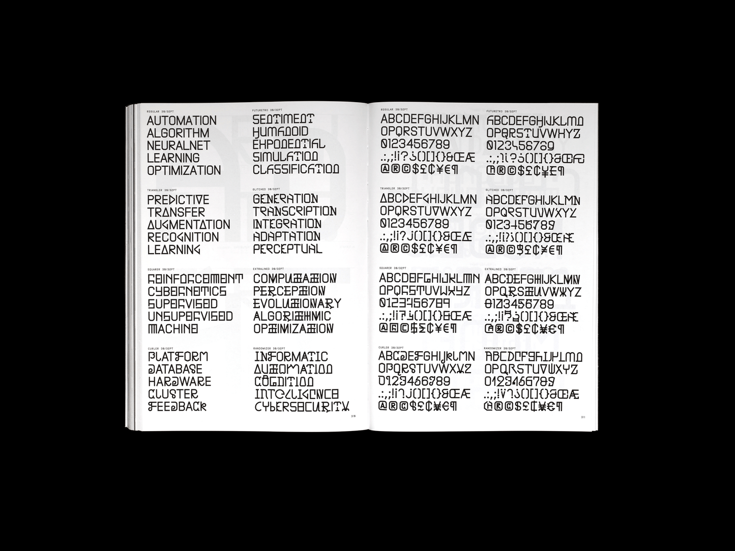 Archeology of Consequent Forms (includes Font License)